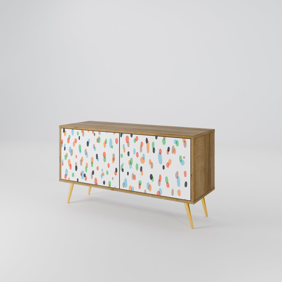 ENERGETIC SPOTS Kompaktní dvoudveřový TV stolek