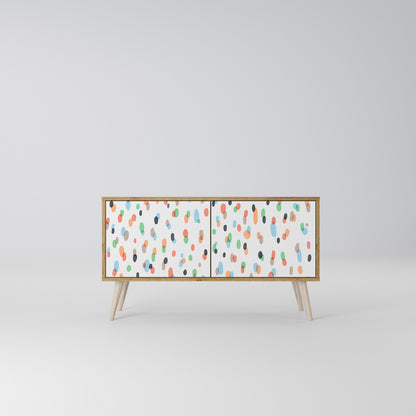 ENERGETIC SPOTS Kompaktní dvoudveřový TV stolek
