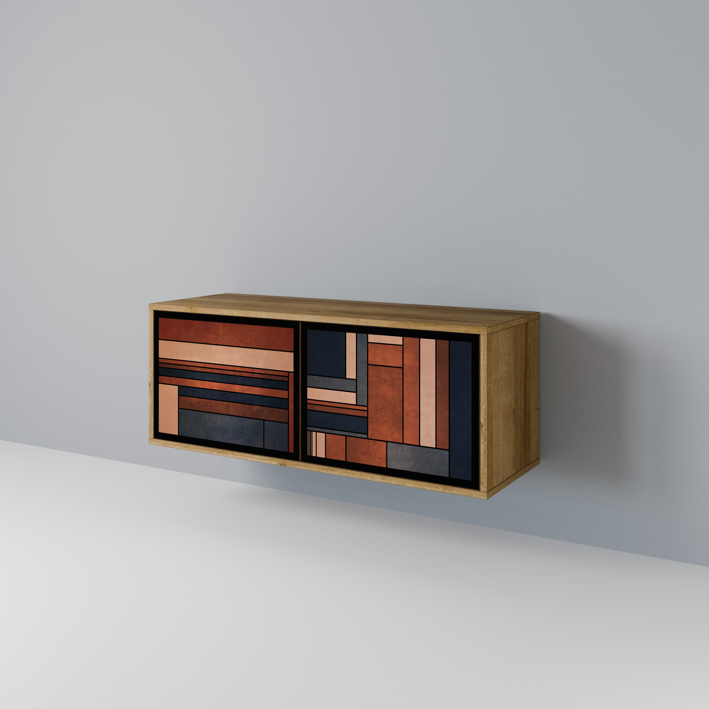 INTREPID FORMATION Compact 2-Door TV Cabinet