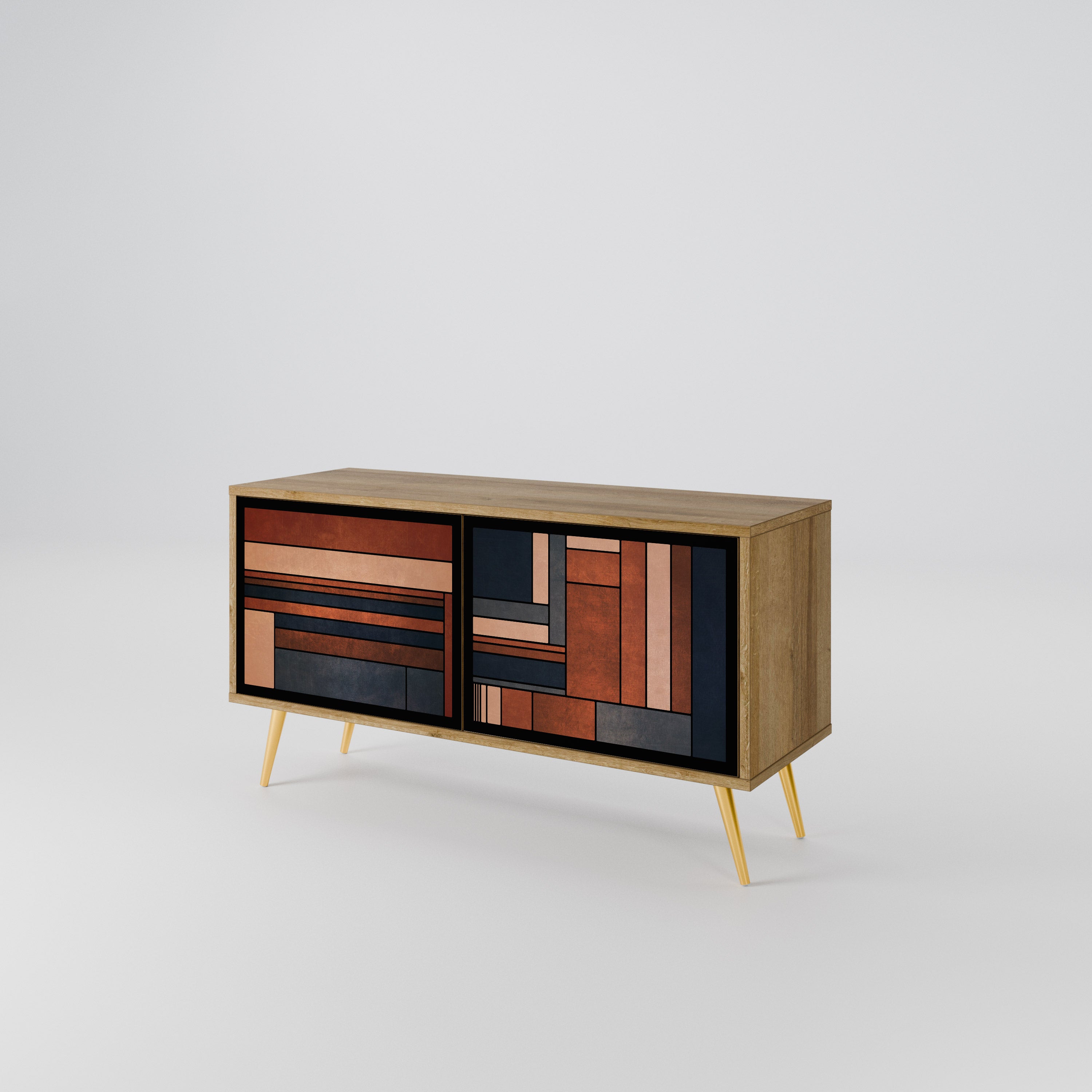 INTREPID FORMATION Compact 2-Door TV Cabinet