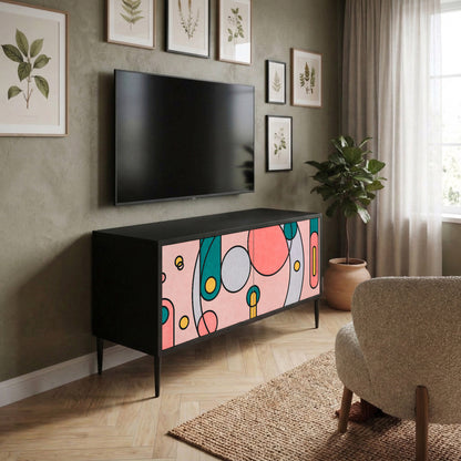 GOSSAMER ECHOES Kompaktní dvoudveřový TV stolek