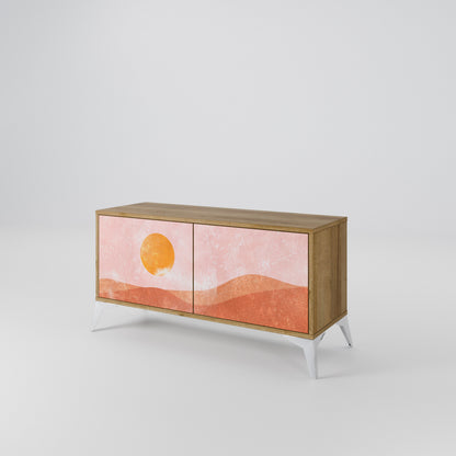 LUMINOUS SUNLIGHT Kompaktní dvoudveřový TV stolek