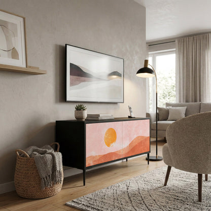 LUMINOUS SUNLIGHT Kompaktní dvoudveřový TV stolek
