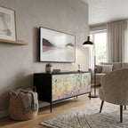 MOSAIC OF COLORS Kompaktní dvoudveřový TV stolek