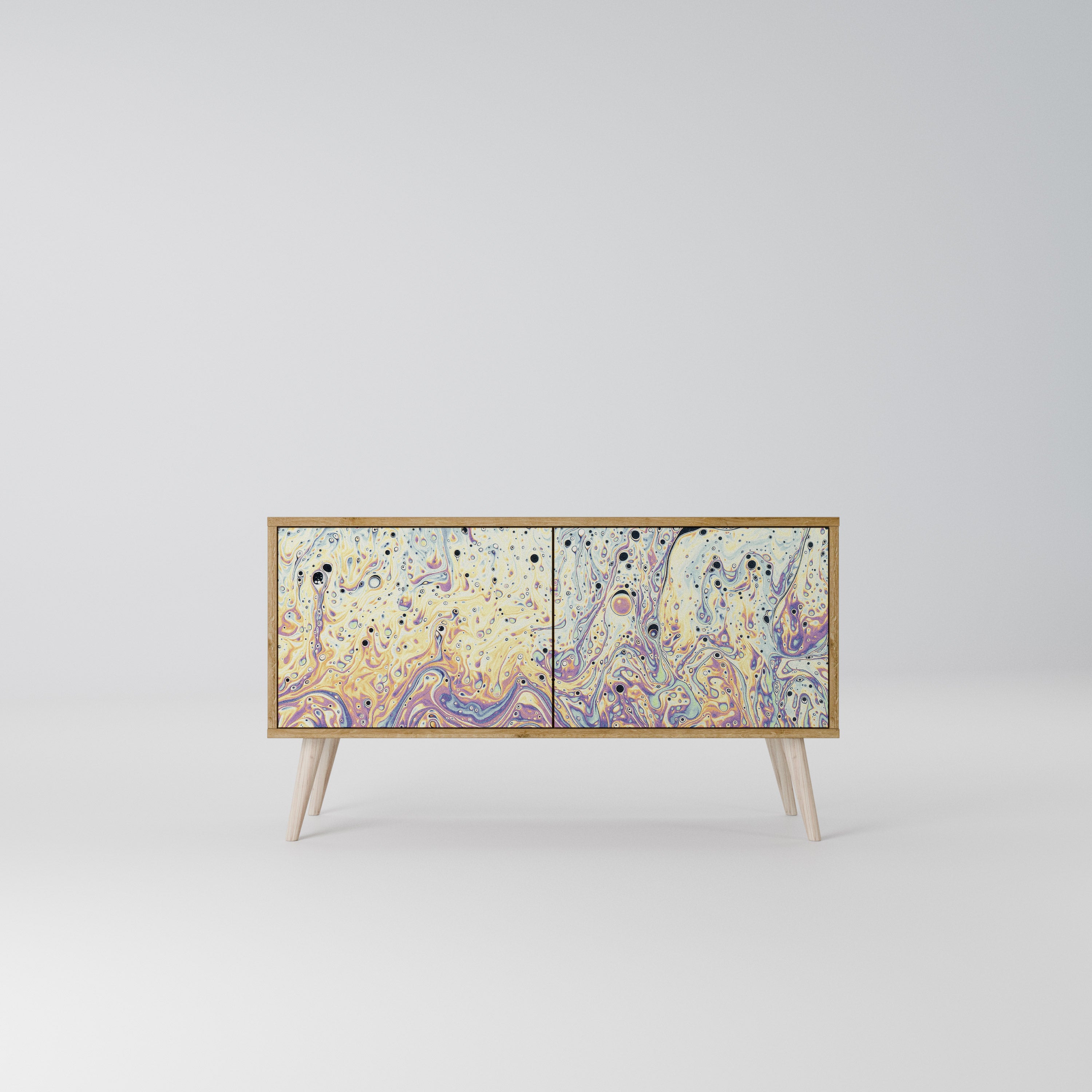 MOSAIC OF COLORS Kompaktní dvoudveřový TV stolek