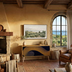 HOLLOW TIME Kompaktní dvoudveřový TV stolek