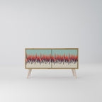 CHROMA CONTOURS Kompaktní dvoudveřový TV stolek