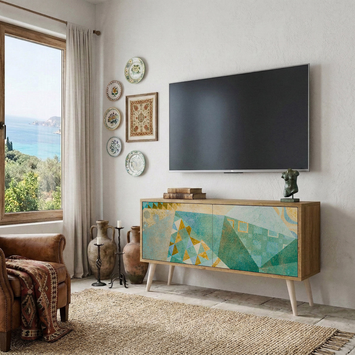 SPECTRUM SPLENDOR Kompaktní dvoudveřový TV stolek