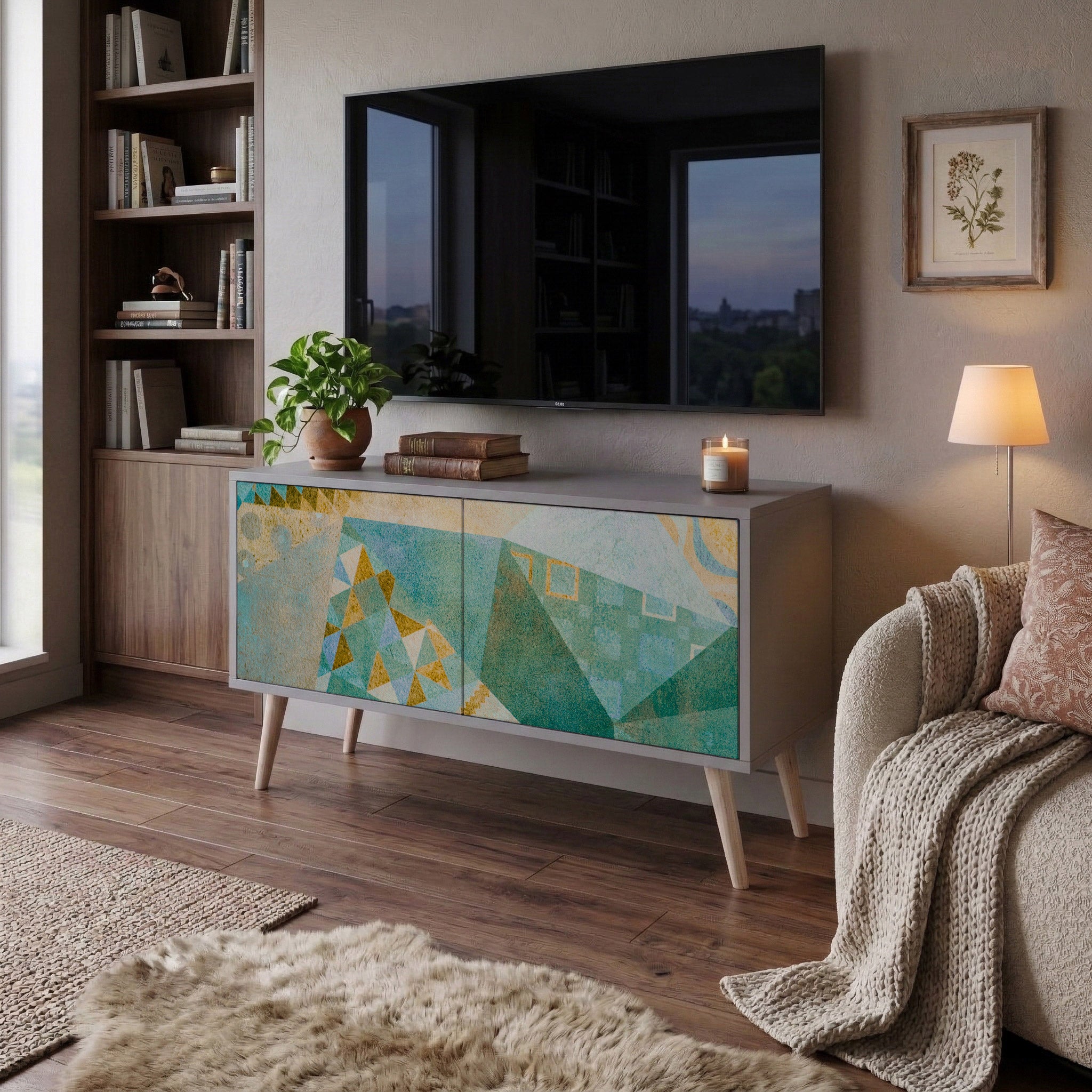 SPECTRUM SPLENDOR Kompaktní dvoudveřový TV stolek