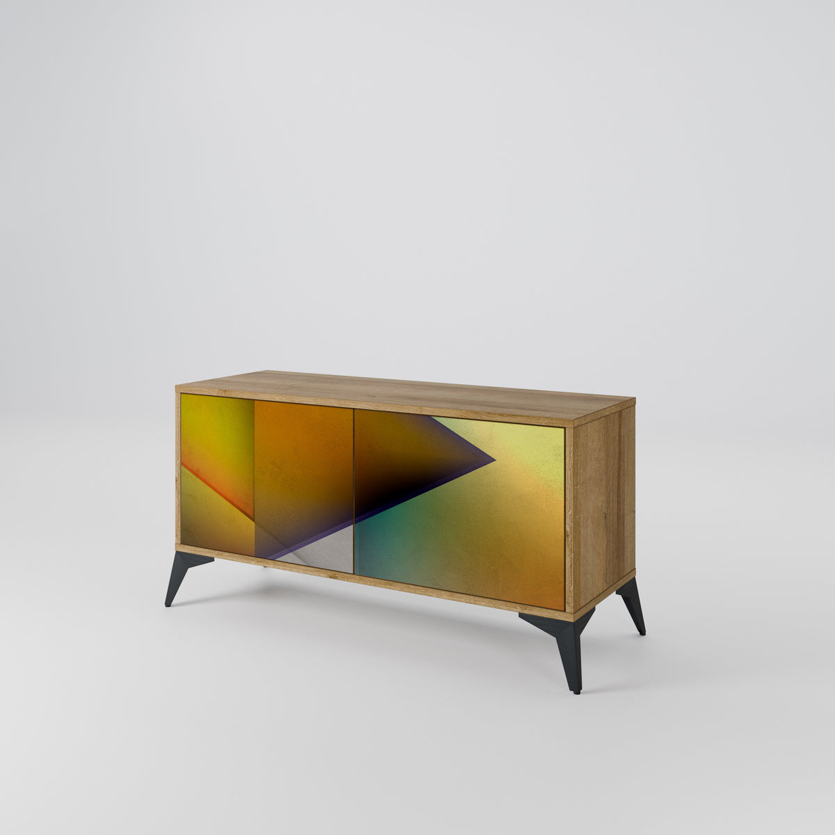 PIERCING SHARPNESS Kompaktní dvoudveřový TV stolek