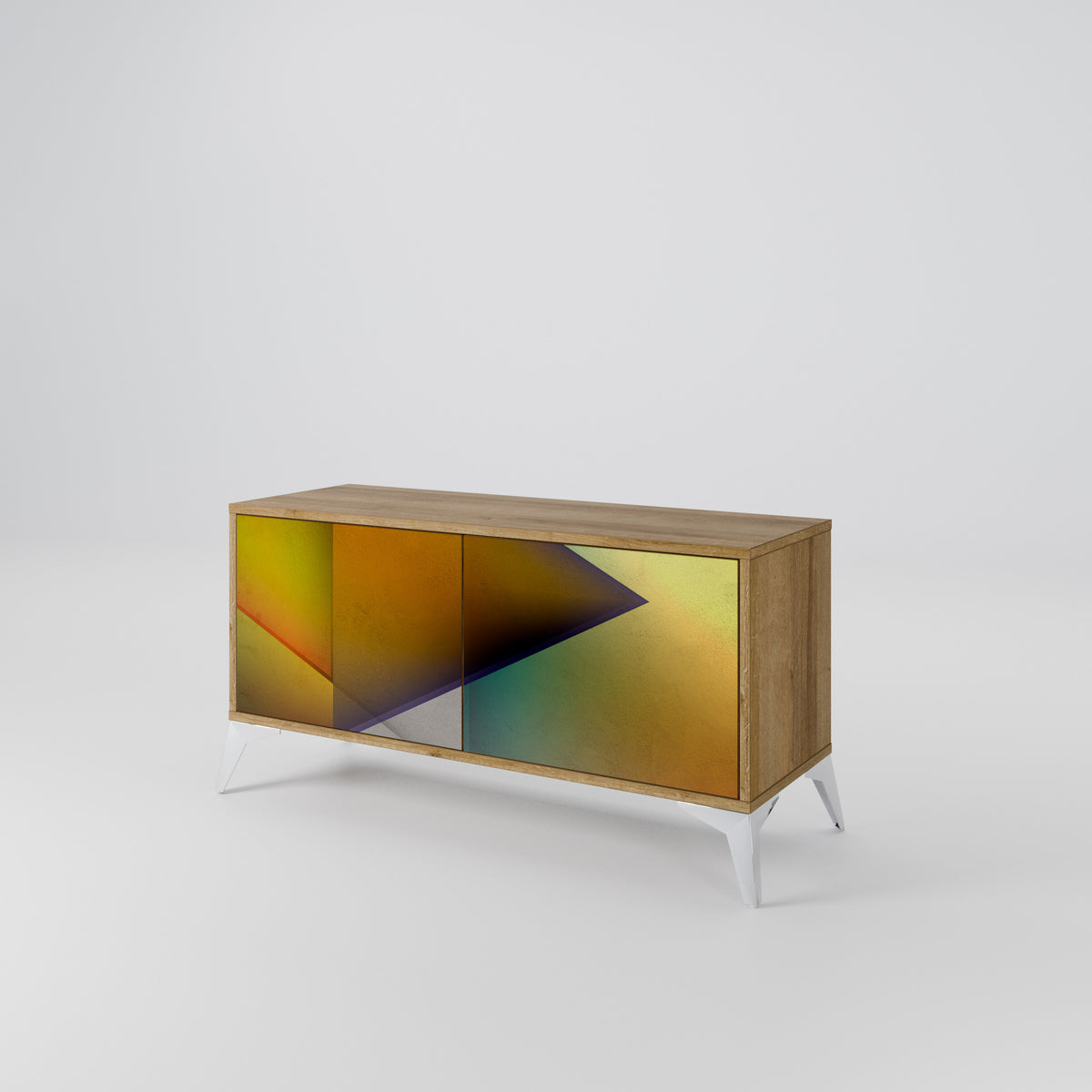 PIERCING SHARPNESS Kompaktní dvoudveřový TV stolek