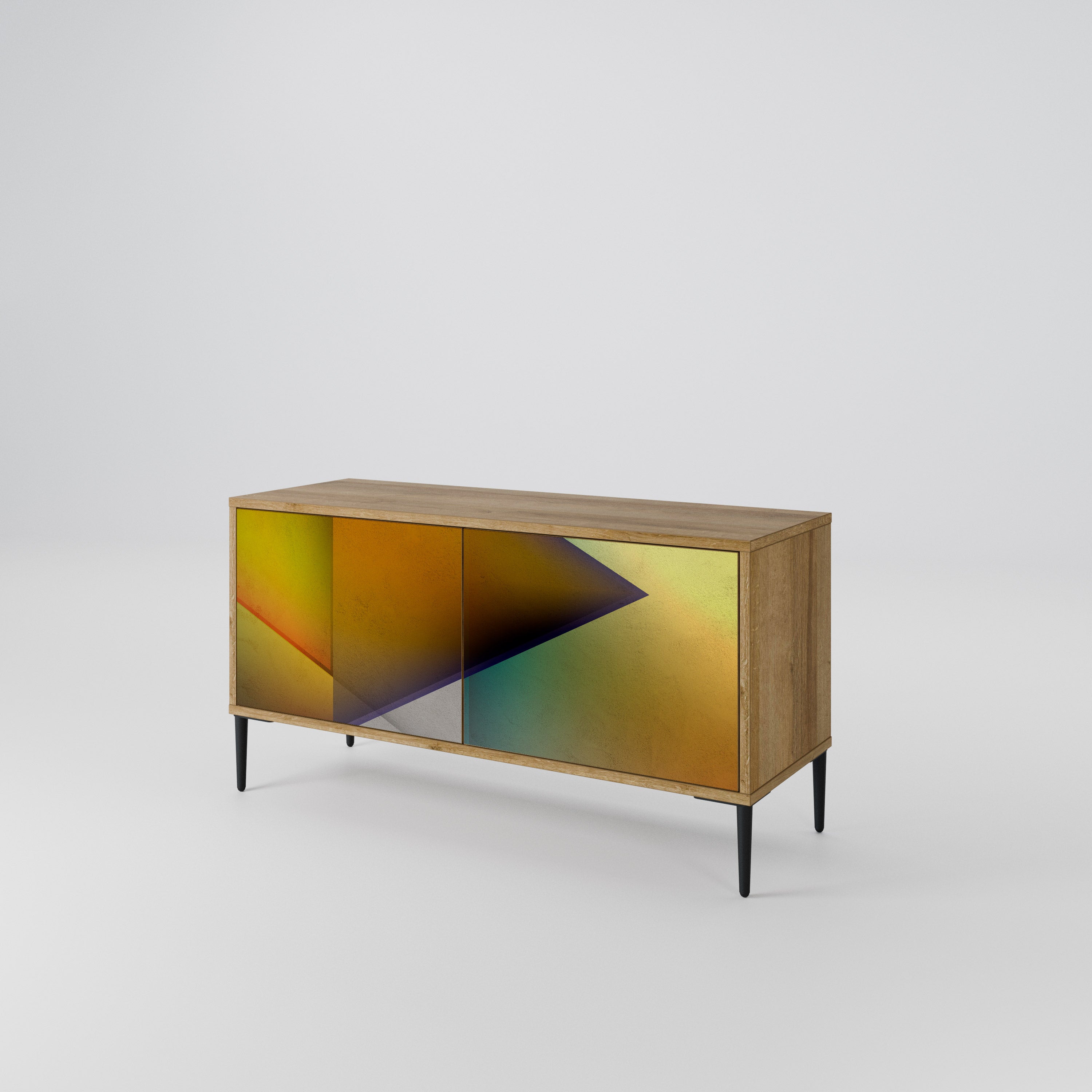 PIERCING SHARPNESS Compact 2-Door TV Cabinet