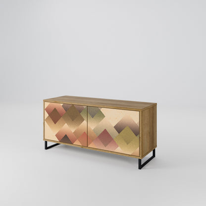 GEOMETRIC FUSION Kompaktní dvoudveřový TV stolek