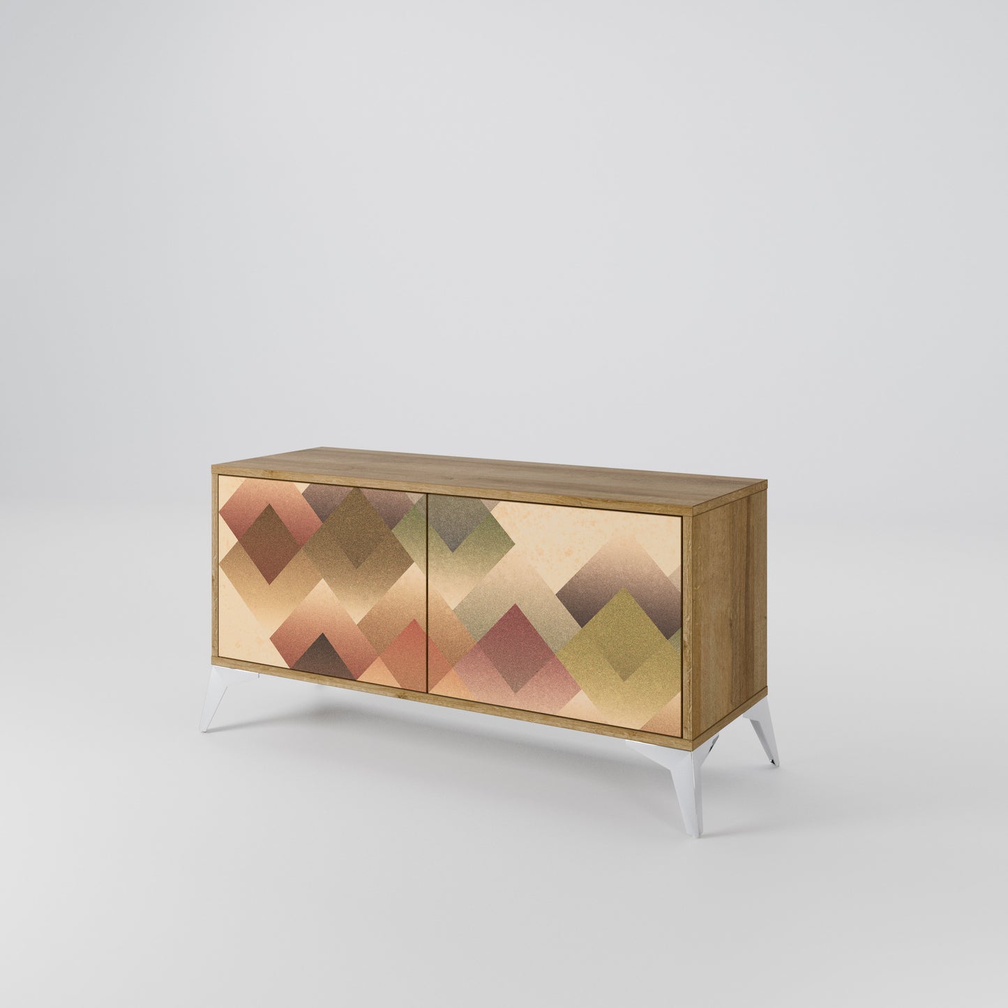 GEOMETRIC FUSION Kompaktní dvoudveřový TV stolek
