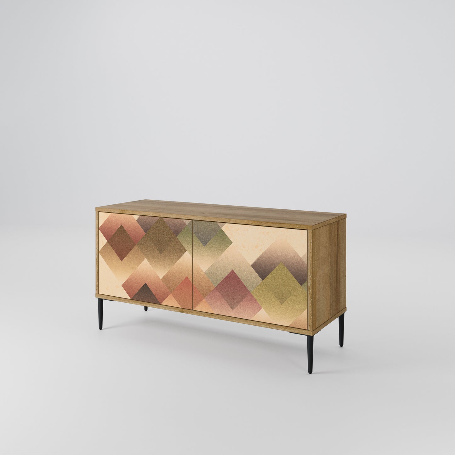 GEOMETRIC FUSION Kompaktní dvoudveřový TV stolek