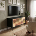 GEOMETRIC FUSION Kompaktní dvoudveřový TV stolek