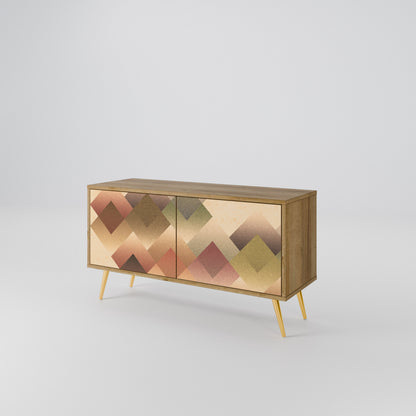 GEOMETRIC FUSION Kompaktní dvoudveřový TV stolek