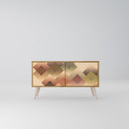 GEOMETRIC FUSION Kompaktní dvoudveřový TV stolek