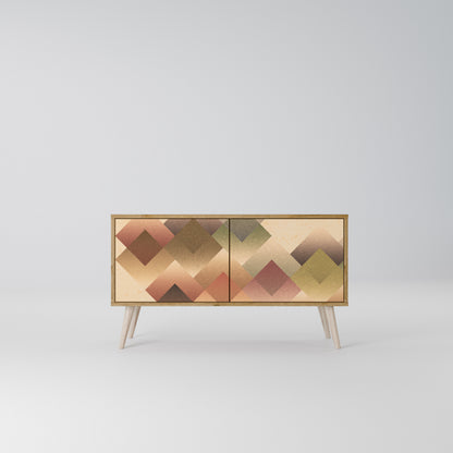 GEOMETRIC FUSION Kompaktní dvoudveřový TV stolek