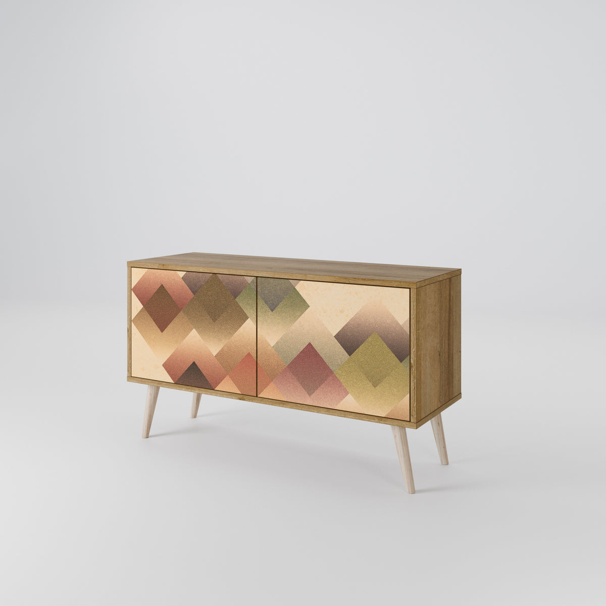 GEOMETRIC FUSION Kompaktní dvoudveřový TV stolek