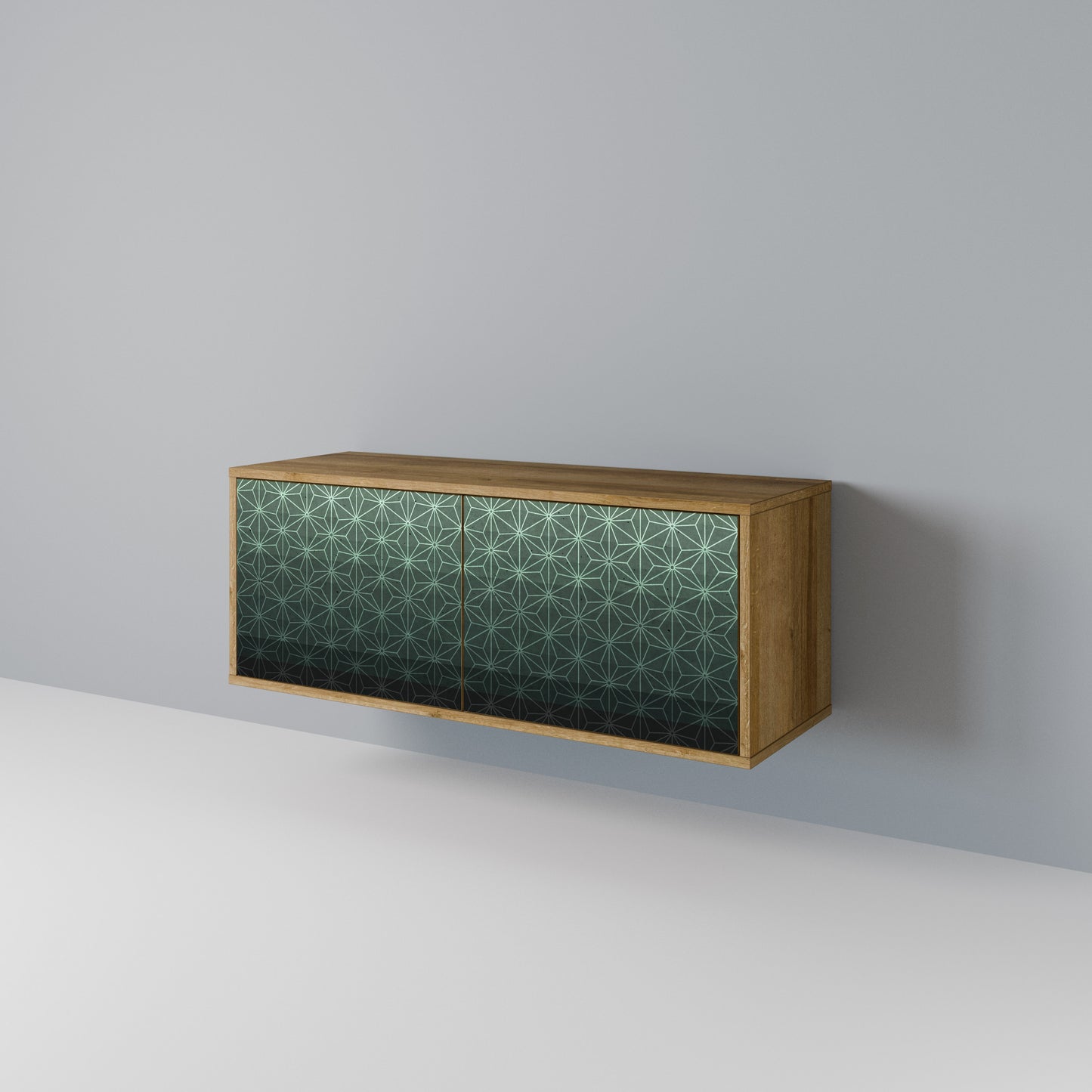 ORNAMENTAL GLIMMER Kompaktní dvoudveřový TV stolek