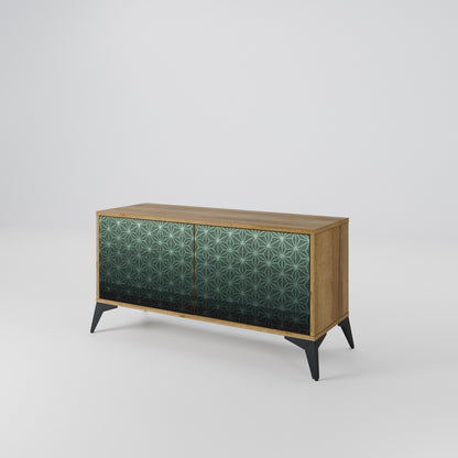 ORNAMENTAL GLIMMER Kompaktní dvoudveřový TV stolek