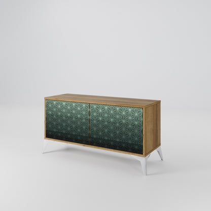 ORNAMENTAL GLIMMER Kompaktní dvoudveřový TV stolek