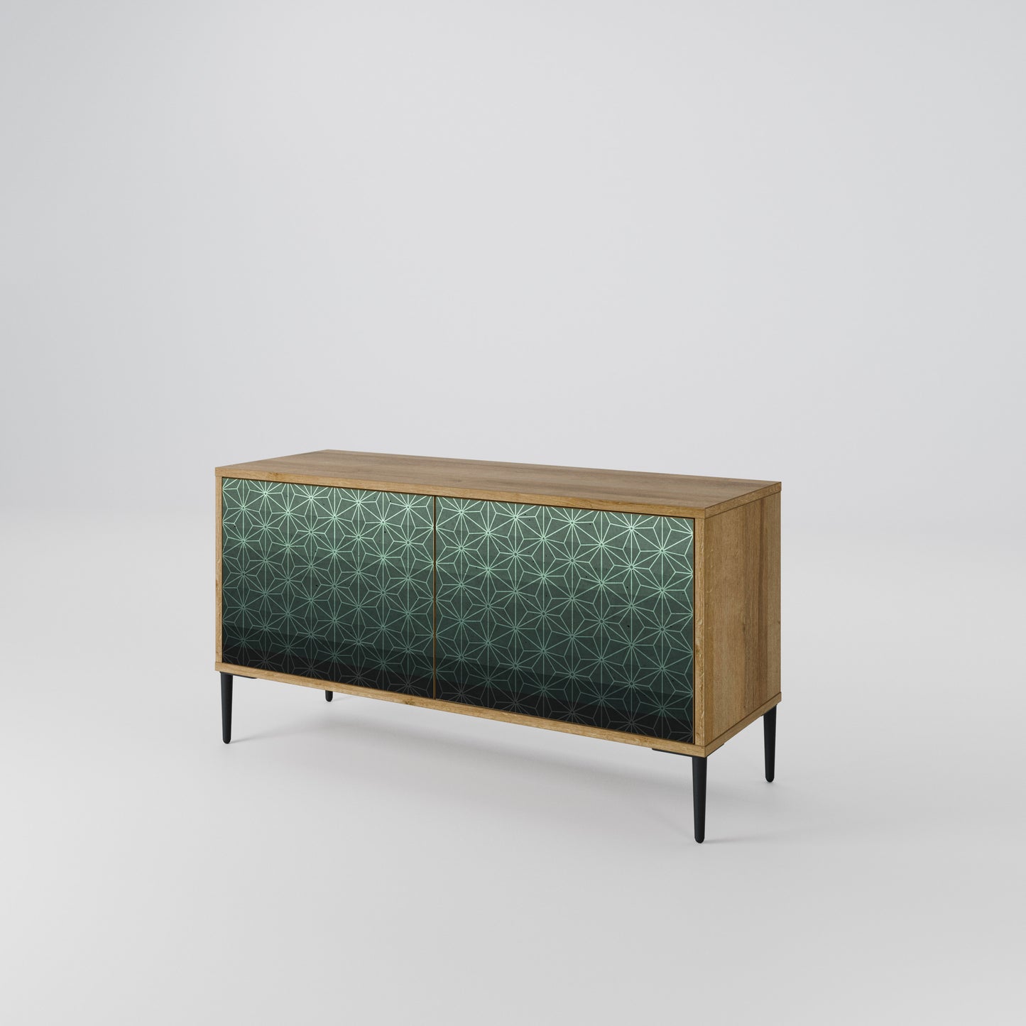 ORNAMENTAL GLIMMER Kompaktní dvoudveřový TV stolek