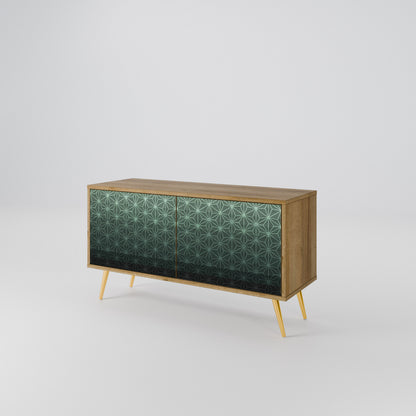 ORNAMENTAL GLIMMER Kompaktní dvoudveřový TV stolek