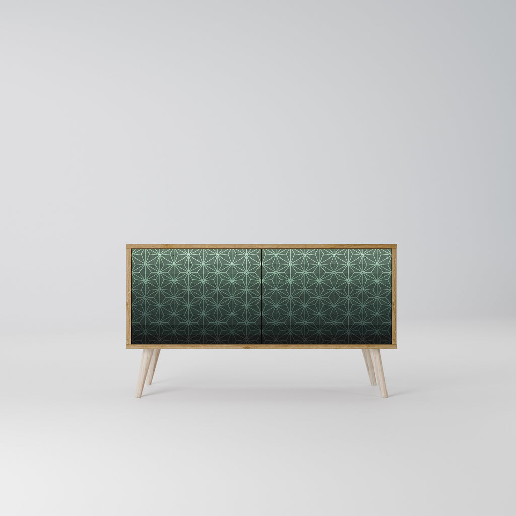 ORNAMENTAL GLIMMER Kompaktní dvoudveřový TV stolek