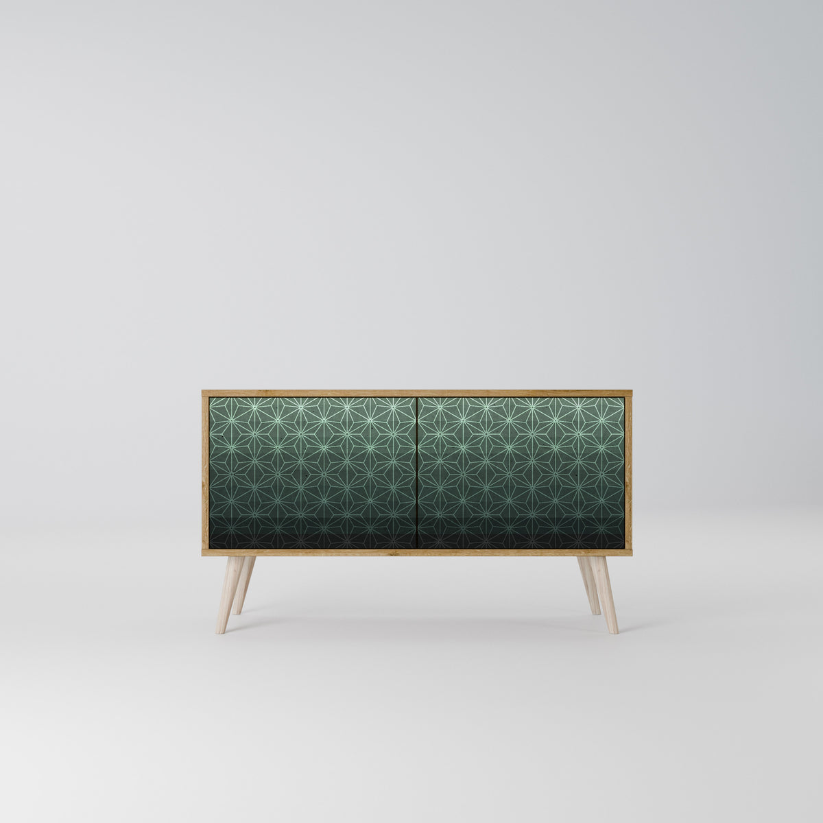 ORNAMENTAL GLIMMER Kompaktní dvoudveřový TV stolek