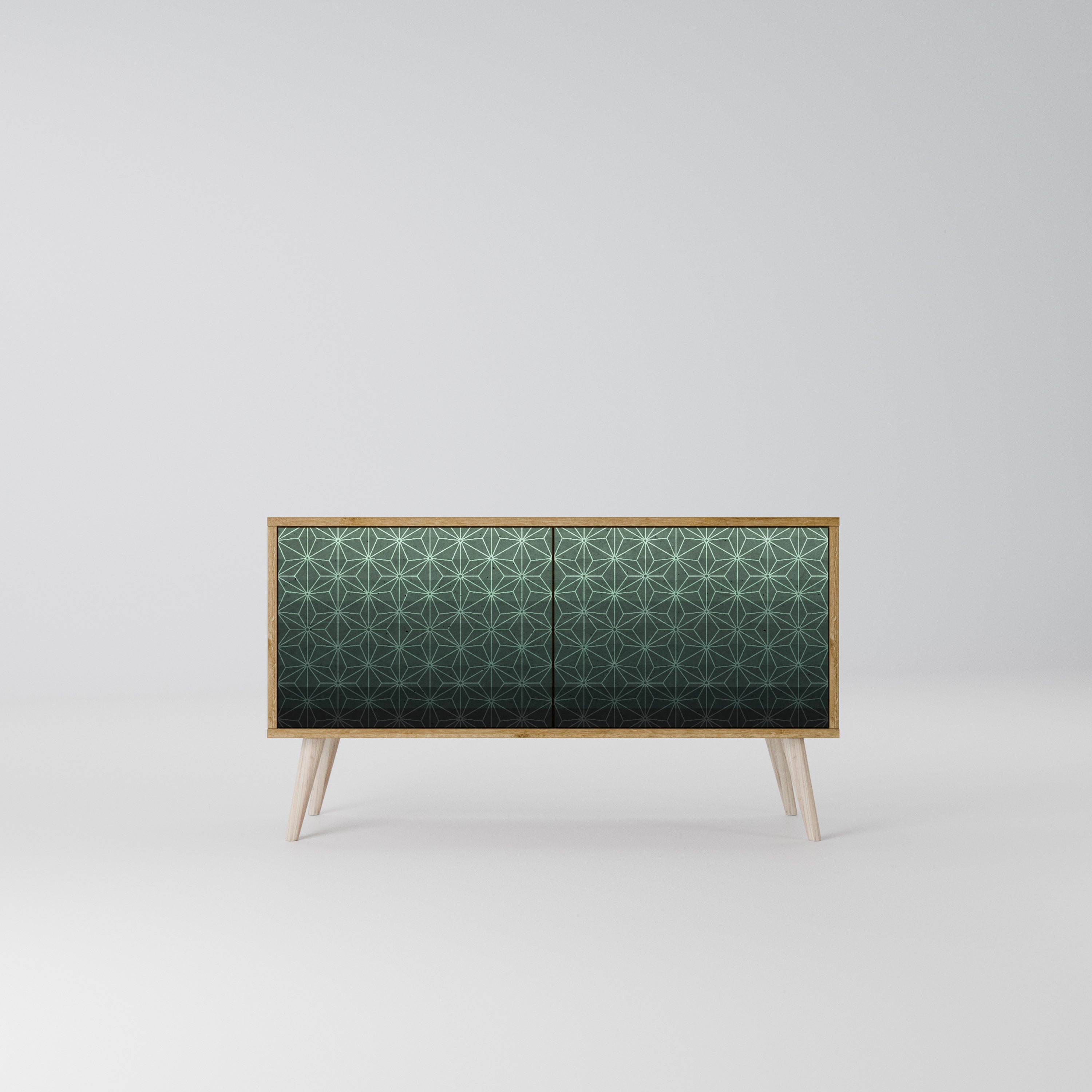 ORNAMENTAL GLIMMER Kompaktní dvoudveřový TV stolek