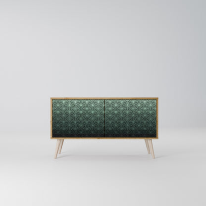 ORNAMENTAL GLIMMER Kompaktní dvoudveřový TV stolek