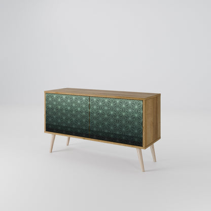 ORNAMENTAL GLIMMER Kompaktní dvoudveřový TV stolek