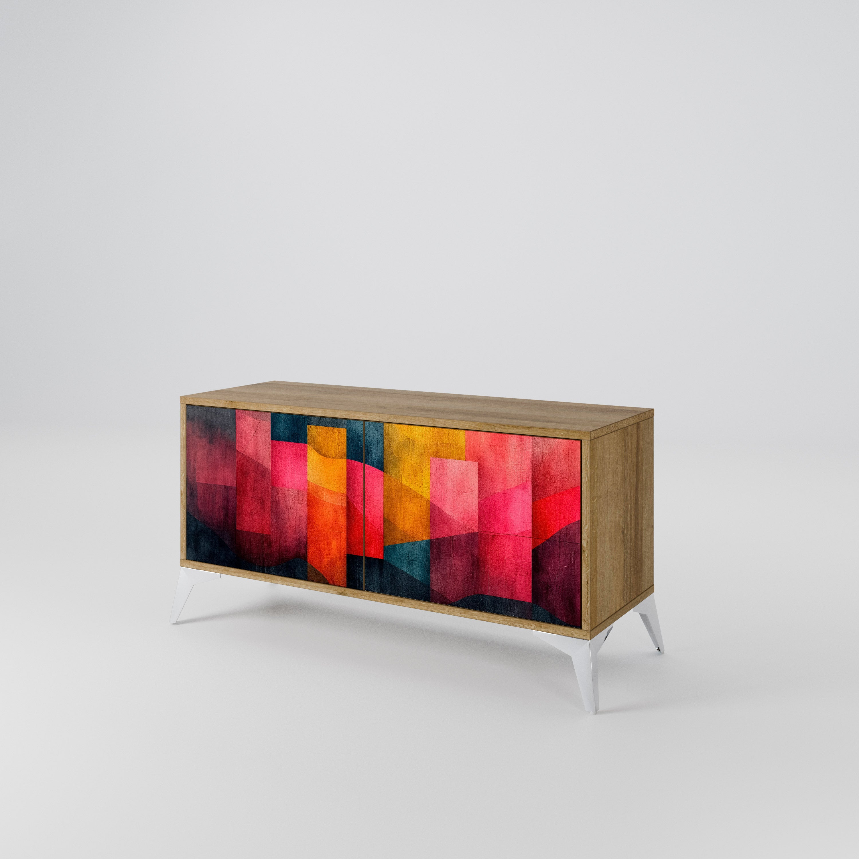 COLORFUL SOUNDS Compact 2-Door TV Cabinet