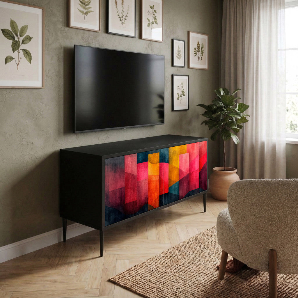 COLORFUL SOUNDS Kompaktní dvoudveřový TV stolek