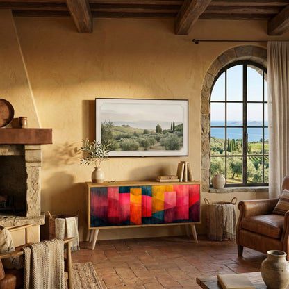 COLORFUL SOUNDS Kompaktní dvoudveřový TV stolek