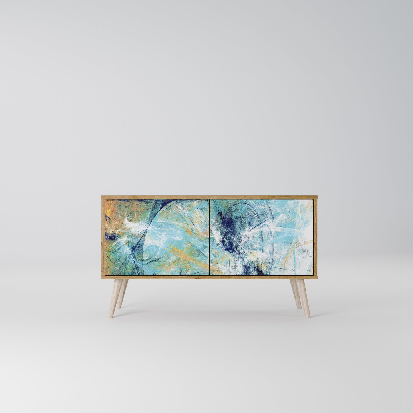 ABSTRACT THOUGHTS Kompaktní dvoudveřový TV stolek