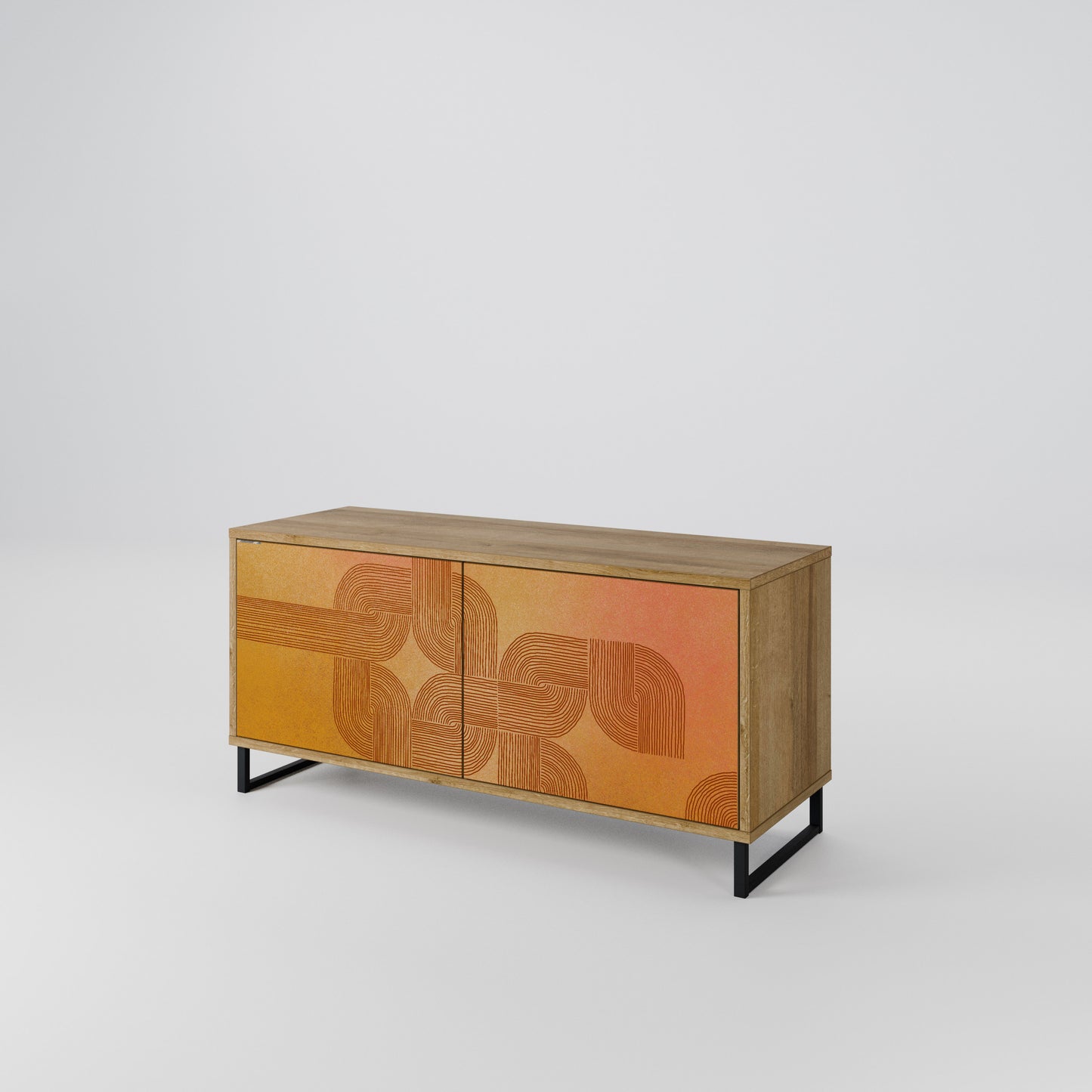 STRENGTHENING RELATION Kompaktní dvoudveřový TV stolek