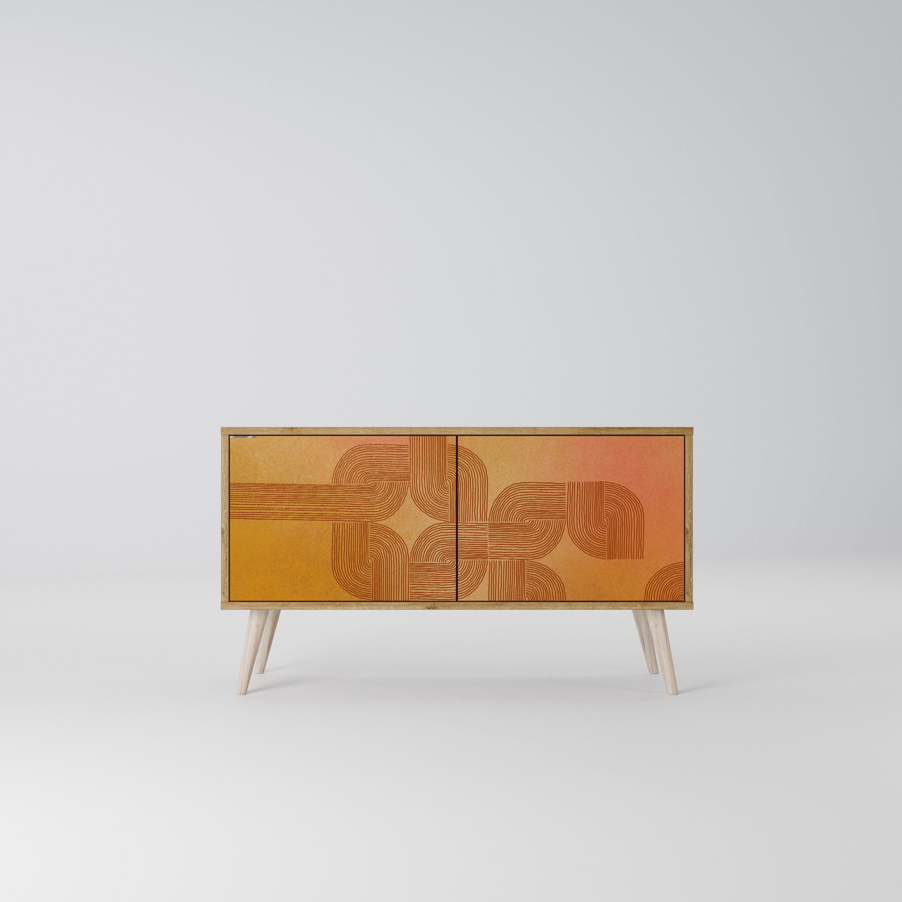 STRENGTHENING RELATION Kompaktní dvoudveřový TV stolek