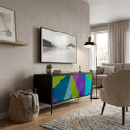 COLD SHOWCASE Kompaktní dvoudveřový TV stolek