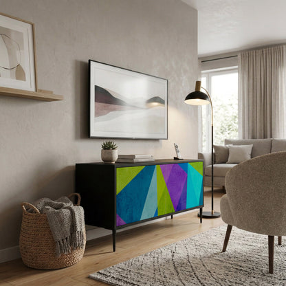 COLD SHOWCASE Kompaktní dvoudveřový TV stolek