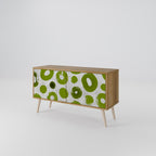 GREEN RHAPSODY Compact 2-Door TV Cabinet