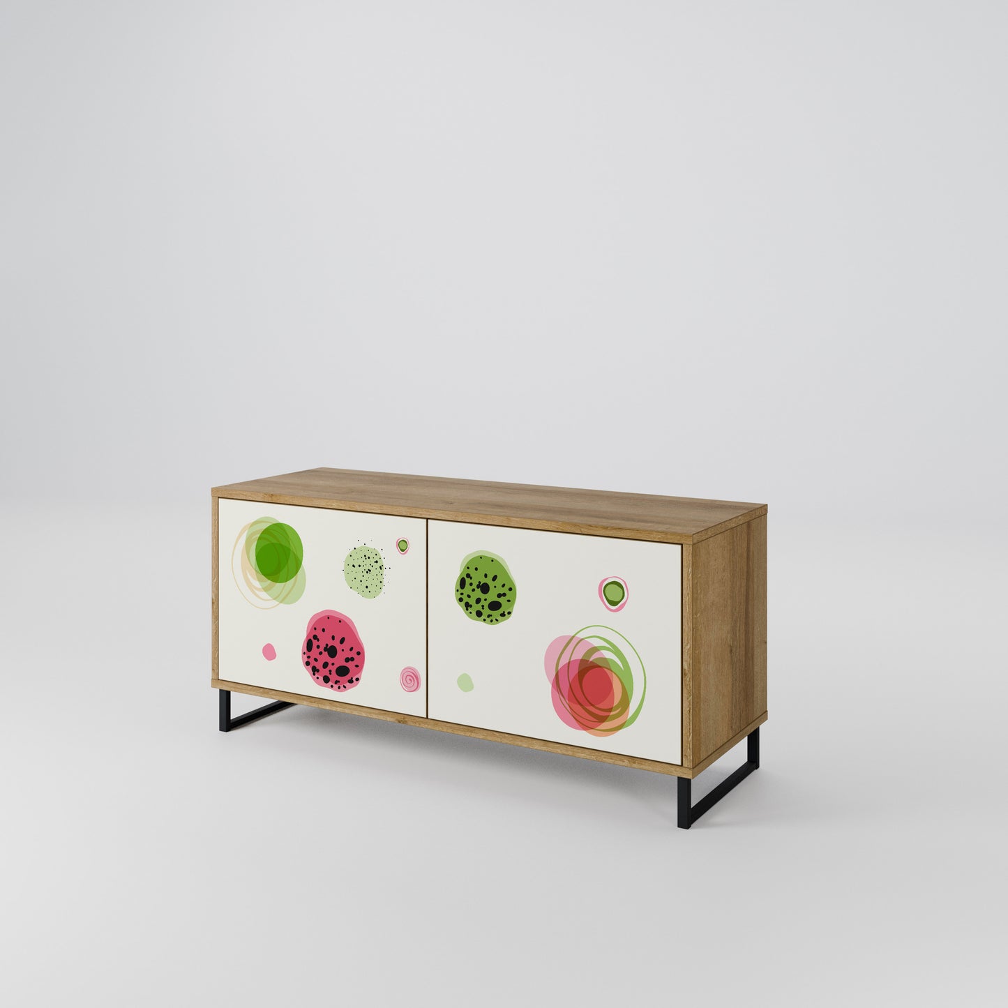 COLORFUL COSMOS Kompaktní dvoudveřový TV stolek