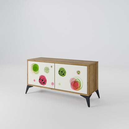 COLORFUL COSMOS Kompaktní dvoudveřový TV stolek