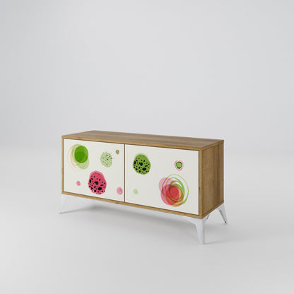 COLORFUL COSMOS Kompaktní dvoudveřový TV stolek