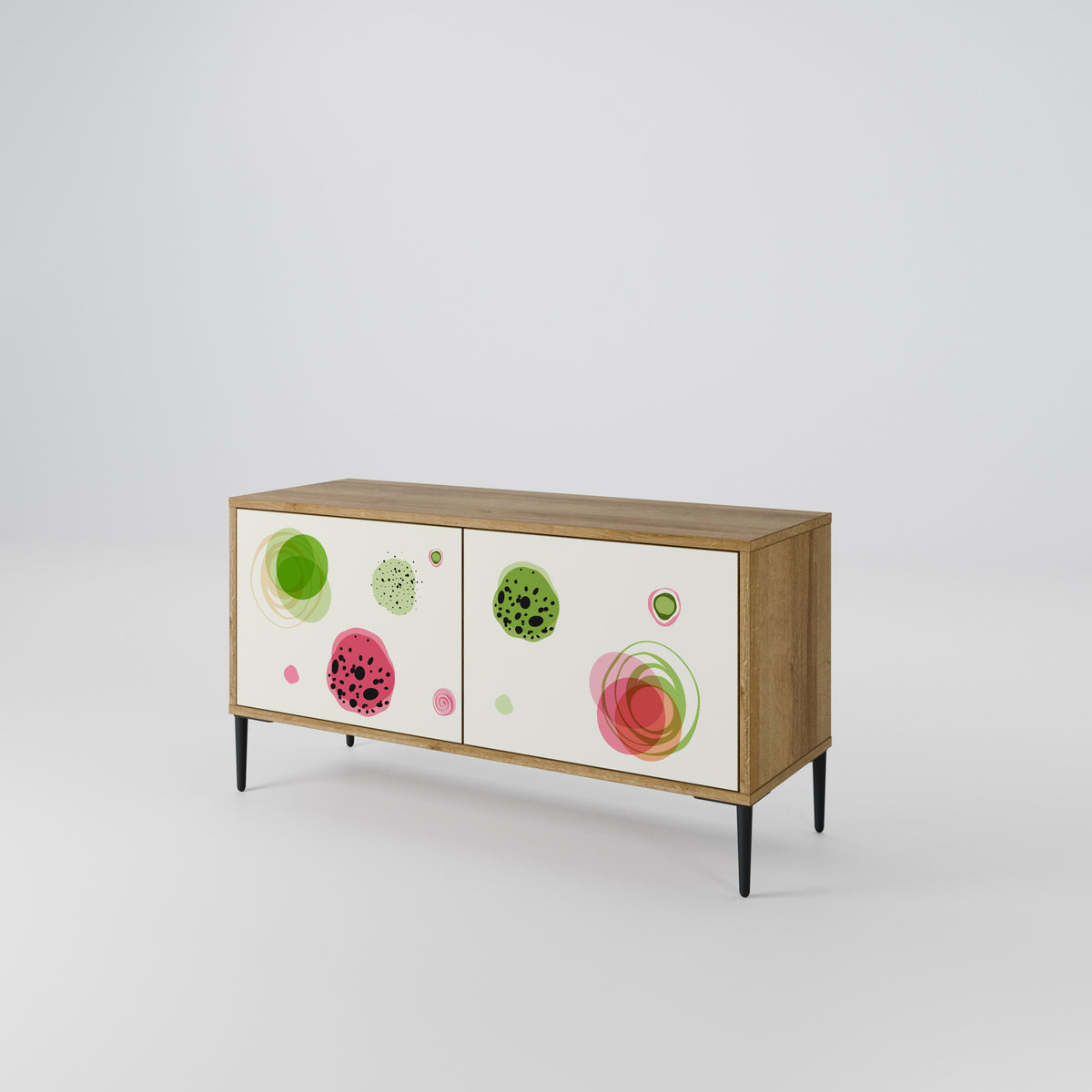 COLORFUL COSMOS Kompaktní dvoudveřový TV stolek