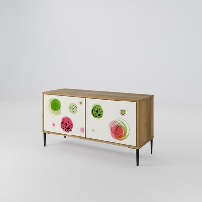 COLORFUL COSMOS Kompaktní dvoudveřový TV stolek