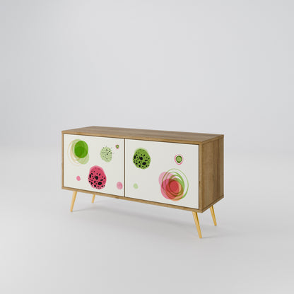 COLORFUL COSMOS Kompaktní dvoudveřový TV stolek