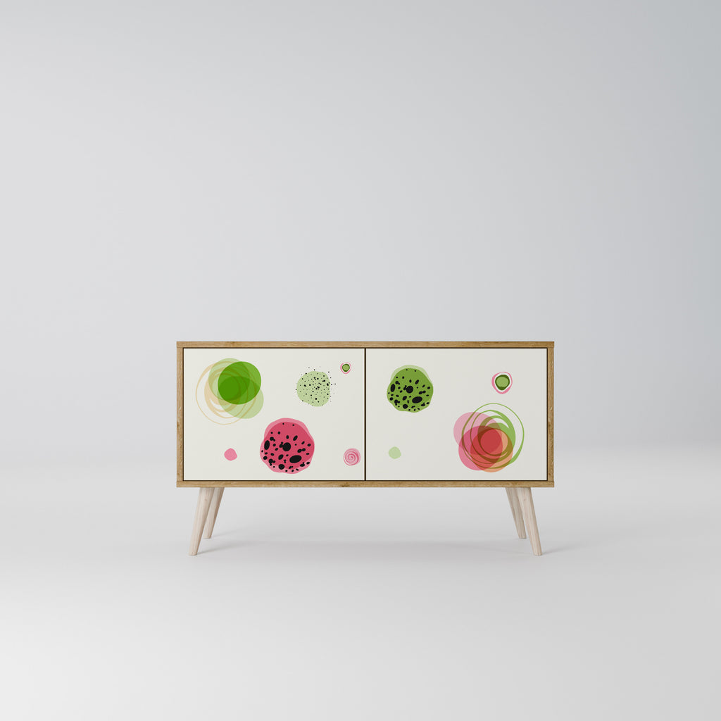 COLORFUL COSMOS Kompaktní dvoudveřový TV stolek